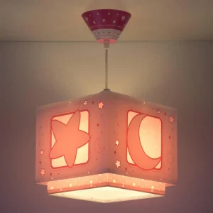 New Dalber Suspension fluorescente NACHTHIMMEL rose