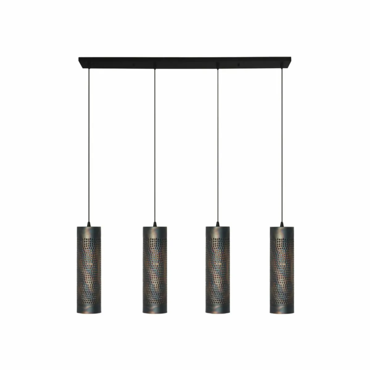 suspension_forato_longueur__cm_brun__lampes_mtal_0.webp Outlet Freelight Suspension Forato, longueur 120 cm, brun, 4 lampes, métal