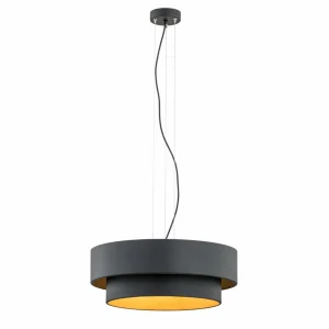 Discount Euluna Suspension Fredik, Ø 60 cm, noire/dorée