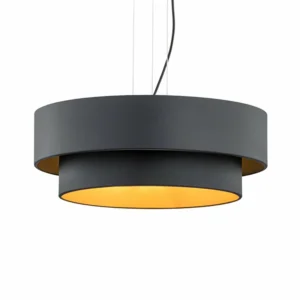 Discount Euluna Suspension Fredik, Ø 60 cm, noire/dorée