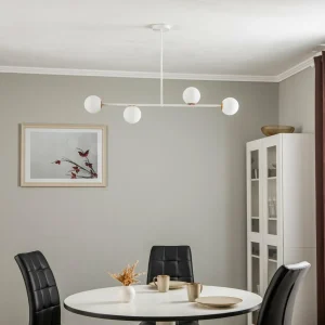 Online SIGMA Suspension Gama 4 à 4 lampes, blanc