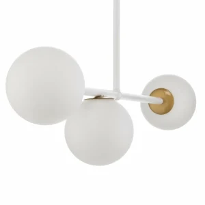 Store SIGMA Suspension Gama 3 à 3 lampes, blanc