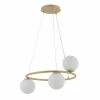 Clearance SIGMA Suspension Gama, à 3 lampes, dorée