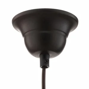 New Nowodvorski Lighting Suspension Garret I en brun foncé/cuivré Ø 50 cm