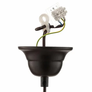 New Nowodvorski Lighting Suspension Garret I en brun foncé/cuivré Ø 50 cm