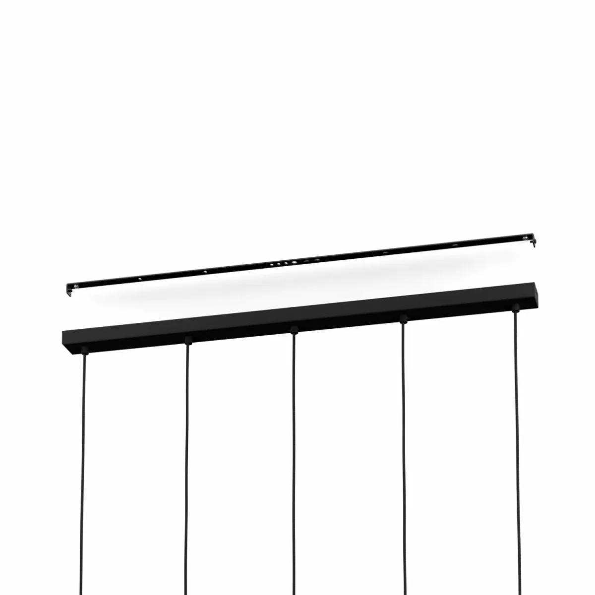 suspension_gazzola___lampes_moka_1.webp Discount EGLO Suspension Gazzola à 5 lampes, moka