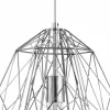 Shop Searchlight Suspension Geometric Cage chromée