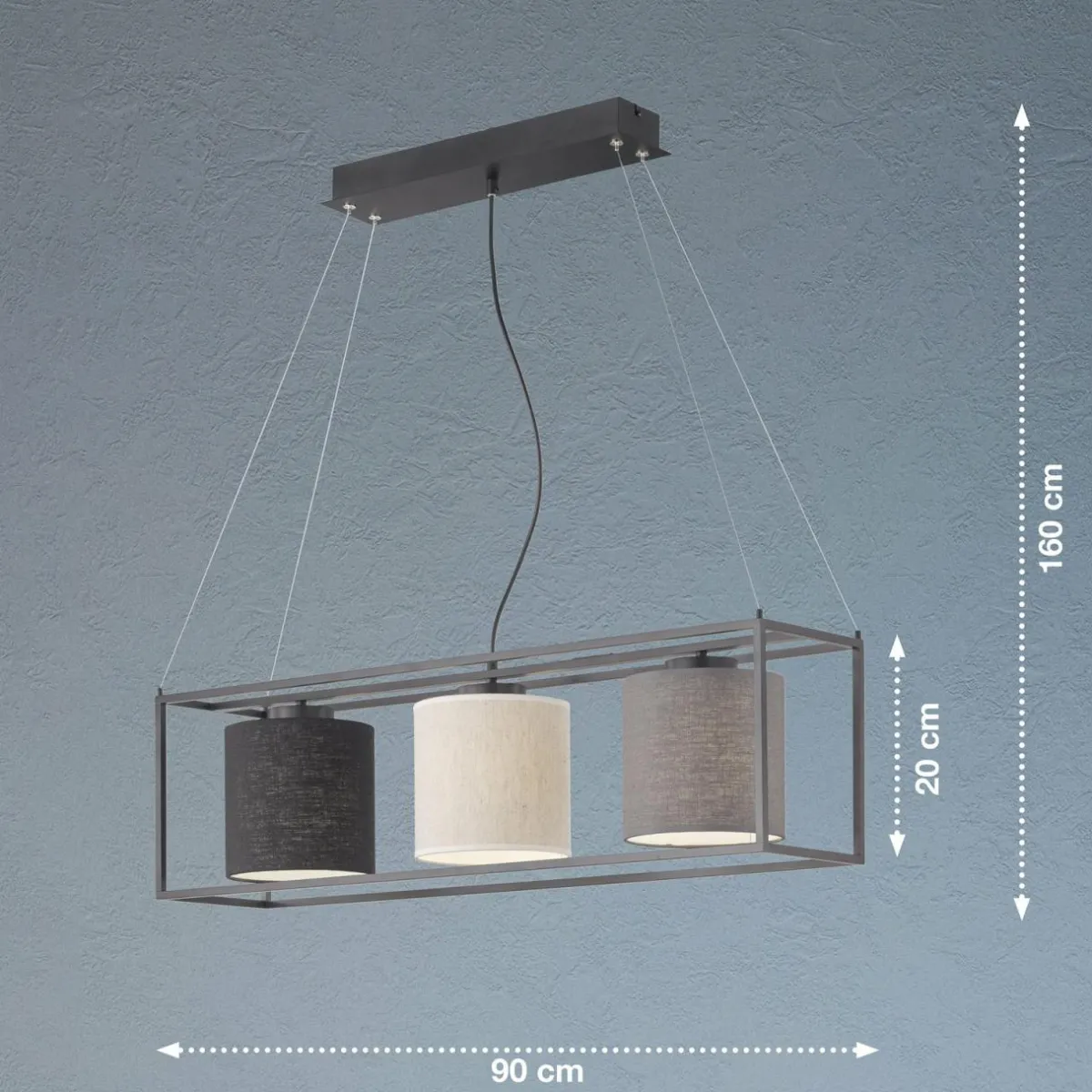 suspension_gilli__trois_lampes_2.webp Sale FISCHER & HONSEL Suspension Gilli, à trois lampes