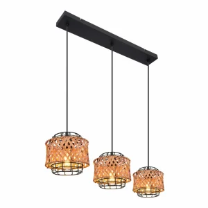 Store Globo Suspension Gina, à 3 lampes