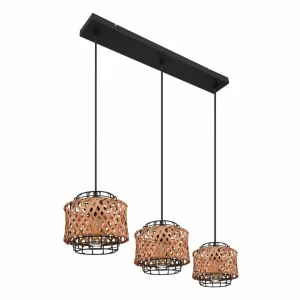 Store Globo Suspension Gina, à 3 lampes