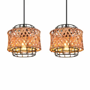Store Globo Suspension Gina, à 3 lampes
