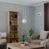 Online EMIBIG LIGHTING Suspension Glam, blanche/opale, une lampe