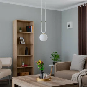 Online EMIBIG LIGHTING Suspension Glam, blanche/opale, une lampe