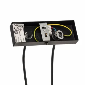 Discount EMIBIG LIGHTING Suspension Glam, noire/opale, une lampe