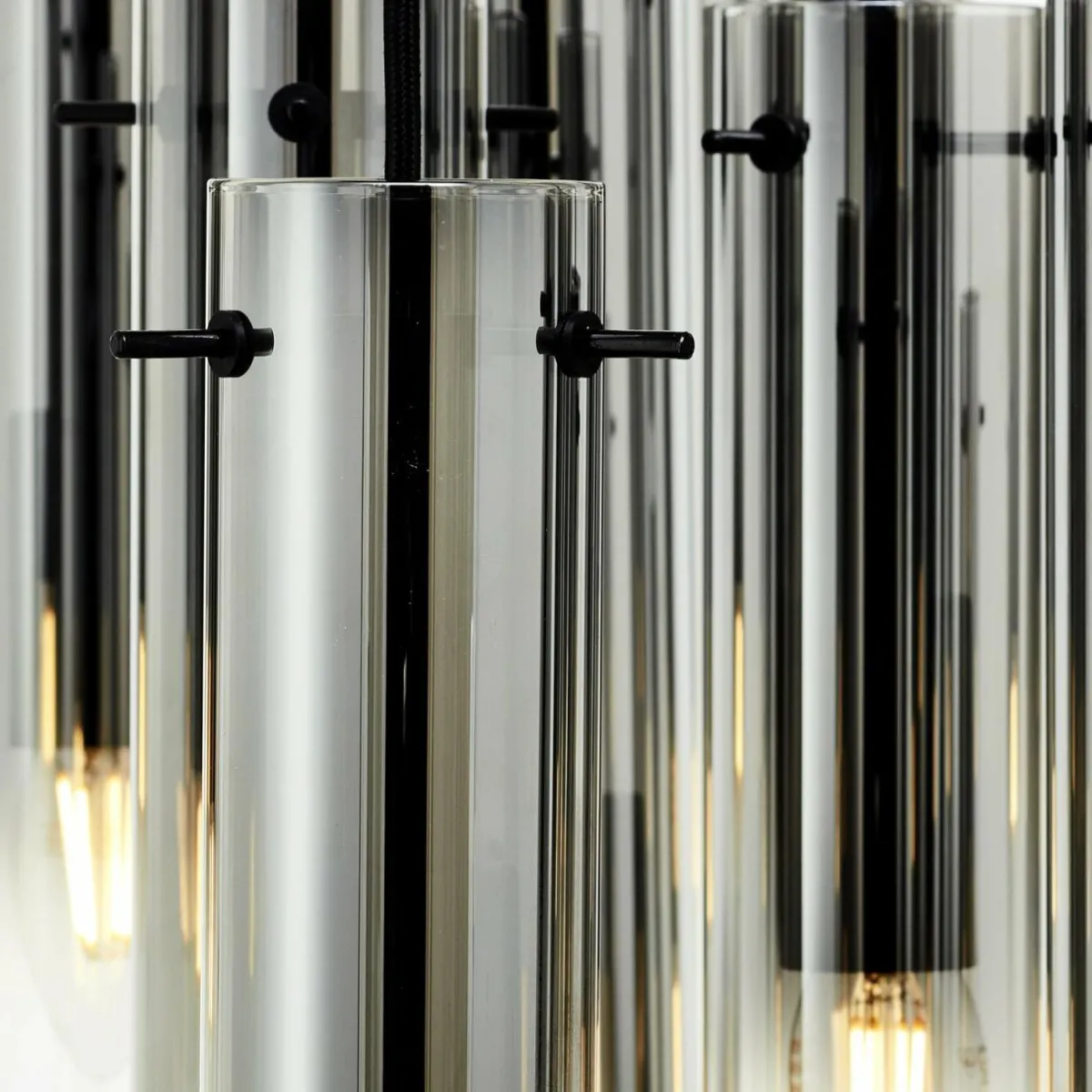 suspension_glasini___cm_gris_fum__flammes_verre_3.webp Best Brilliant Suspension Glasini, Ø 52 cm, gris fumé, 14 flammes, verre