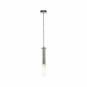 Flash Sale Brilliant Suspension Glasini, Ø 14,5 cm, gris fumé, verre