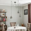 Fashion EMIBIG LIGHTING Suspension Glassy à 3 lampes décentrée, verre graphite