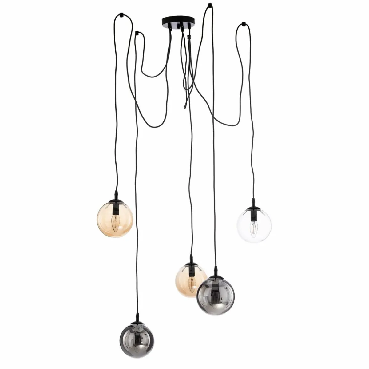suspension_glassy__lampes_noir_graphiteambreclair_e_1-1.webp New EMIBIG LIGHTING Suspension Glassy, 5 lampes, noir, graphite/ambre/clair, E14