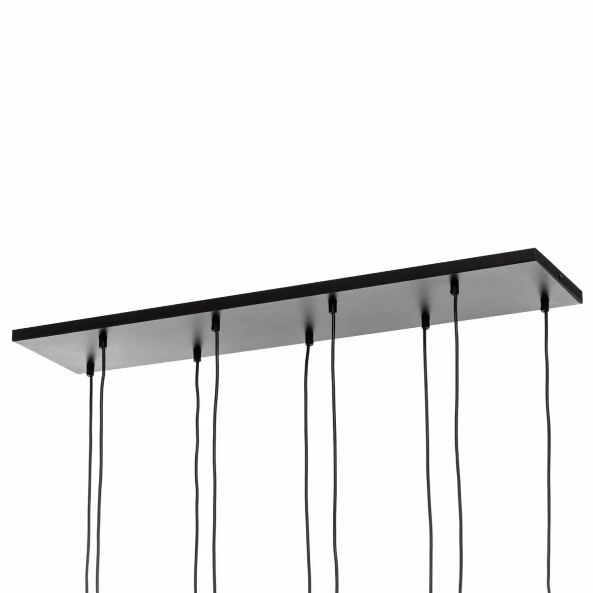suspension_glassy__lampes_noir_graphiteambreclair_e_4.webp Online EMIBIG LIGHTING Suspension Glassy, 9 lampes, noir, graphite/ambre/clair, E14