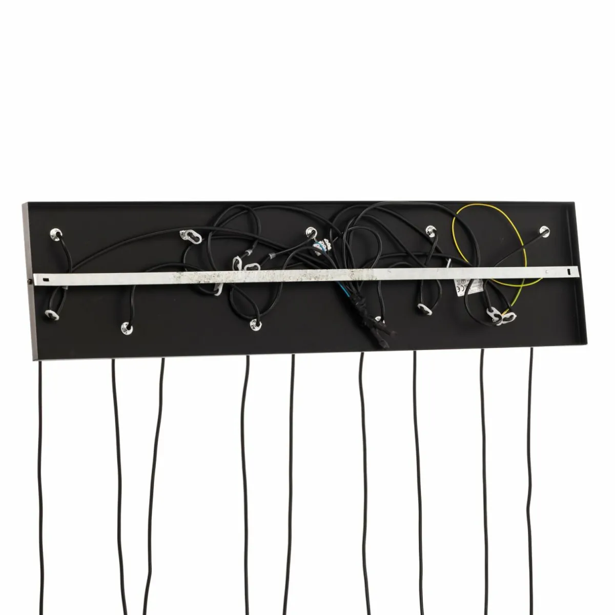 suspension_glassy__lampes_noir_graphiteambreclair_e_6.webp Online EMIBIG LIGHTING Suspension Glassy, 9 lampes, noir, graphite/ambre/clair, E14