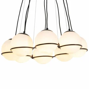 Shop KARE Suspension Globes de en blanc et noir