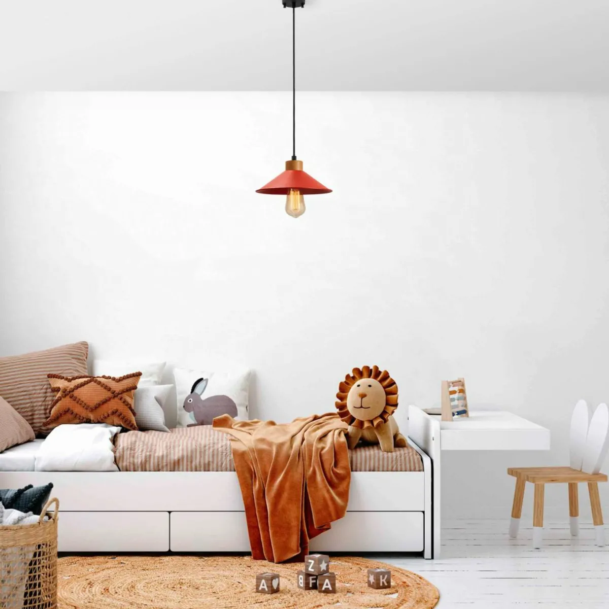 suspension_gmn___lampe_dtail_bois_rouge_0.webp Best Opviq Suspension GMN-00006 à 1 lampe détail bois rouge