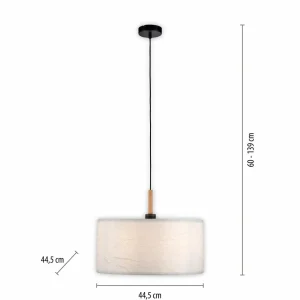 Online JUST LIGHT. Suspension Green Sofie, abat-jour papier, 1 lampe