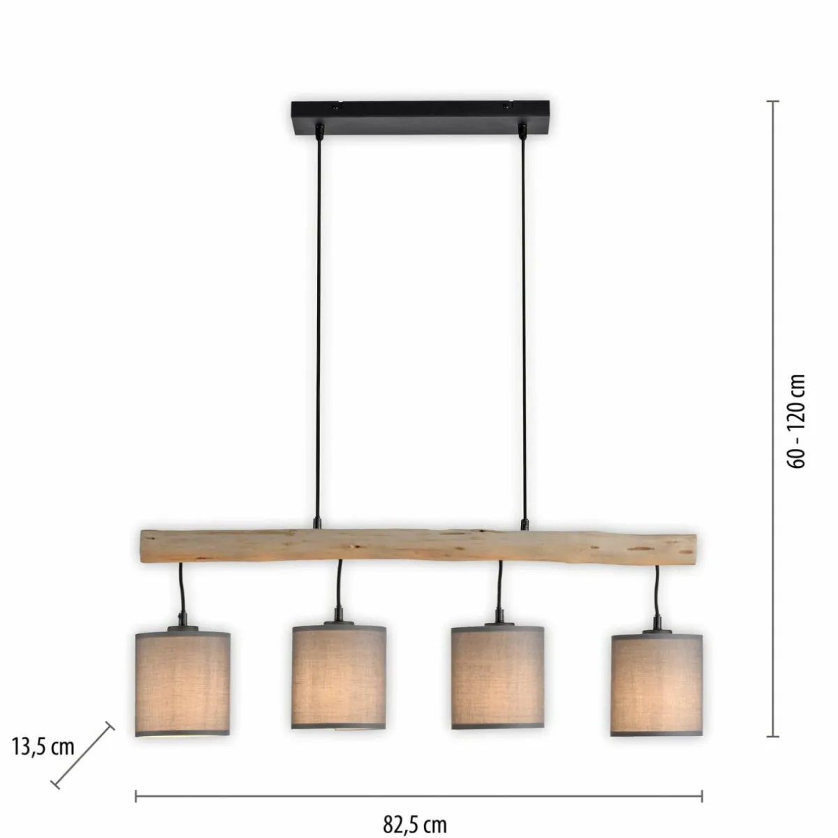 suspension_green_tribu_abatjour_papier__lampes_1.webp Cheap JUST LIGHT. Suspension Green Tribu, abat-jour papier, 4 lampes