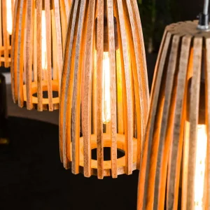 Outlet Zijlstra Suspension Großbergen en manguier à quatre lampes