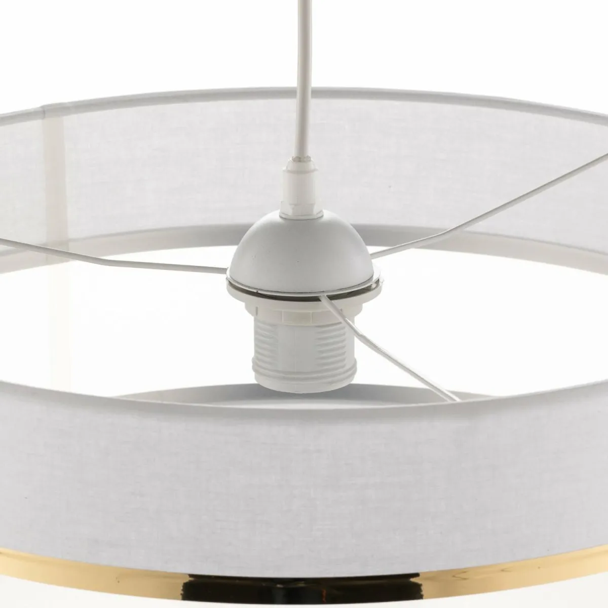 suspension_helen_abatjour_tissu_blancdor__cm_3.webp Clearance HELAM Suspension Helen abat-jour tissu blanc-doré Ø 40cm