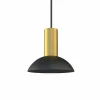 Best Sale Nowodvorski Lighting Suspension Hermanos C noir/laiton semi-circulaire