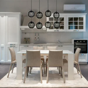 Sale Globo Suspension Hermi II, à 8 lampes, noir