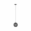Best Globo Suspension Hermi II treillis métallique noir Ø20cm