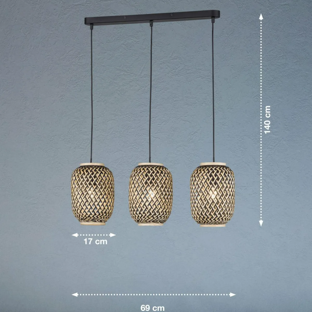 suspension_hummel_en_bambou_trois_lampes_1.webp Fashion FISCHER & HONSEL Suspension Hummel en bambou, trois lampes