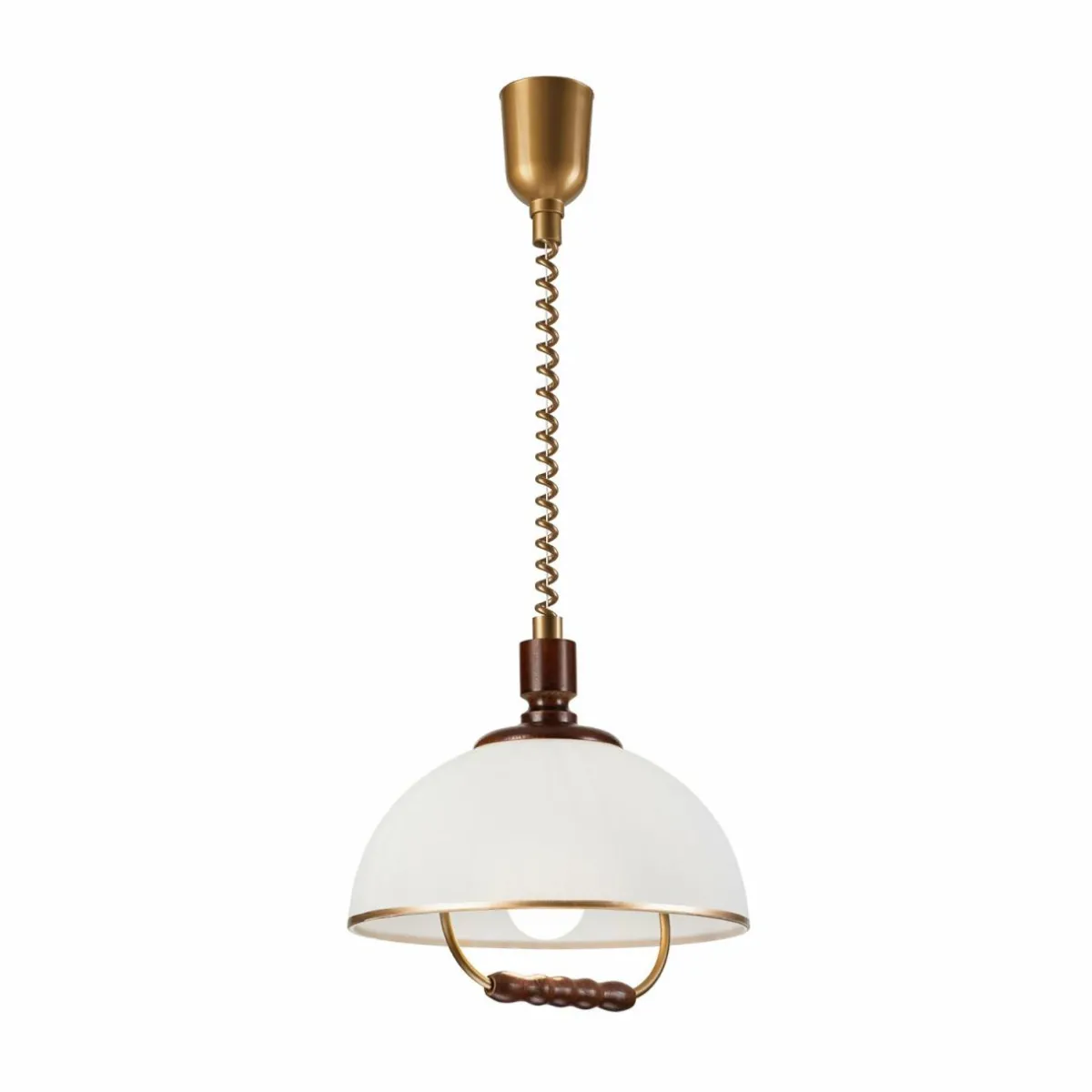 suspension_ilsa_blancor___cm_hauteur_rglable_1.webp Cheap Lamkur Lighting Suspension Ilsa, blanc/or, Ø 30 cm, hauteur réglable