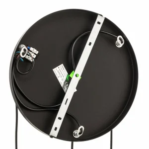 Discount EMIBIG LIGHTING Suspension Jari x3 ronde, noir-marbré