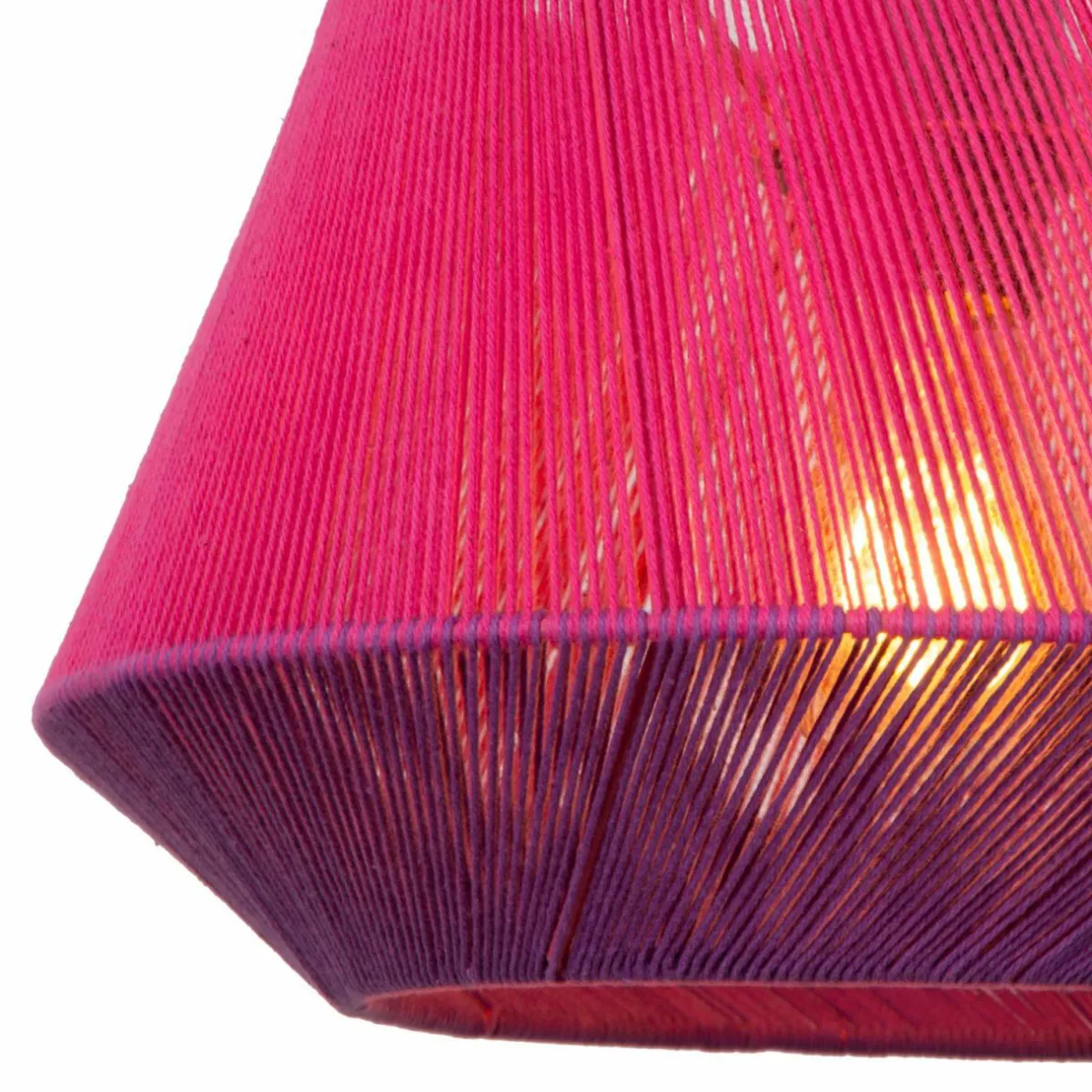 suspension_jessica_rose__lampe___cm_coton_1.webp Discount Lucide Suspension Jessica, rose, 1 lampe, Ø 30 cm, coton