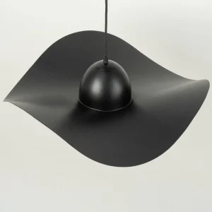 Sale SIGMA Suspension Jil, abat-jour arqué, noire/dorée