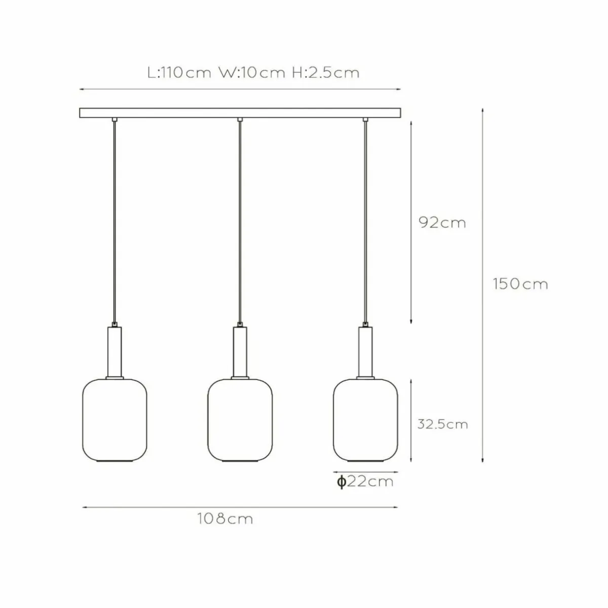 suspension_joanet_verre_fum___lampes_1.webp New Lucide Suspension Joanet, verre fumé, à 3 lampes