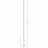 Fashion ALDEX Suspension Joel, laiton/blanche, à 1 lampe