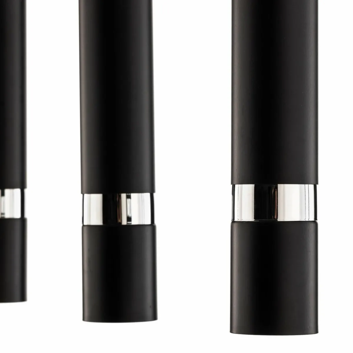 suspension_joker_noireargente__cinq_lampes_3.webp Best Eko-Light Suspension Joker, noire/argentée, à cinq lampes