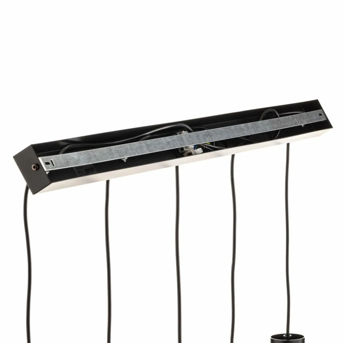 suspension_joker_noireargente__cinq_lampes_6.webp Best Eko-Light Suspension Joker, noire/argentée, à cinq lampes