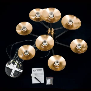 Discount ORION Suspension Josephine, à 10 lampes
