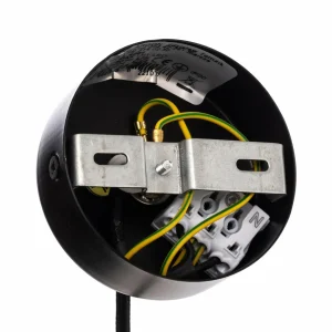New Euluna Suspension Kaja avec boule en verre transparent, Ø 24 cm