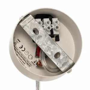New SOLLUX LIGHTING Suspension Kano avec abat-jour céramique blanche