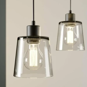 Online BRITOP Suspension Karrl à 3 lampes, gris fumée/grise