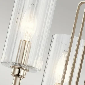 Hot Quintiesse Suspension Kimrose, à 3 lampes, nickel poli