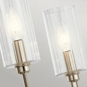 Fashion Quintiesse Suspension Kimrose, à 6 lampes, nickel poli