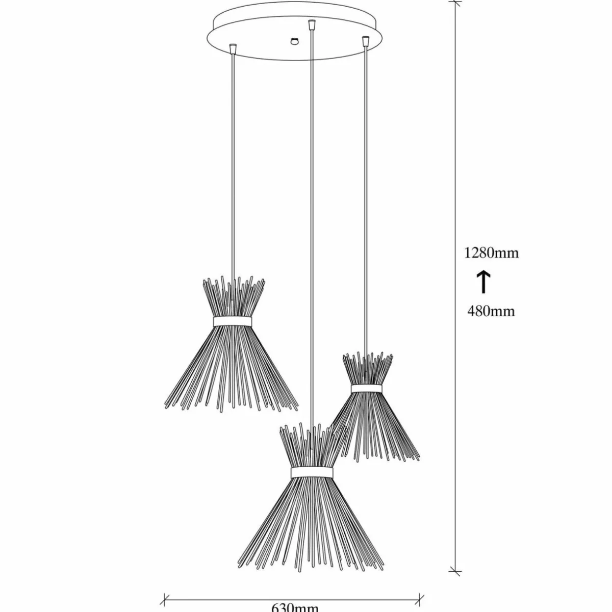 suspension_kirpi__dor_mtal__lampes_rondes_1.webp Fashion Opviq Suspension Kirpi 3086, doré, métal, 3 lampes rondes