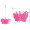Hot Näve Suspension Kizi en rose avec des papillons